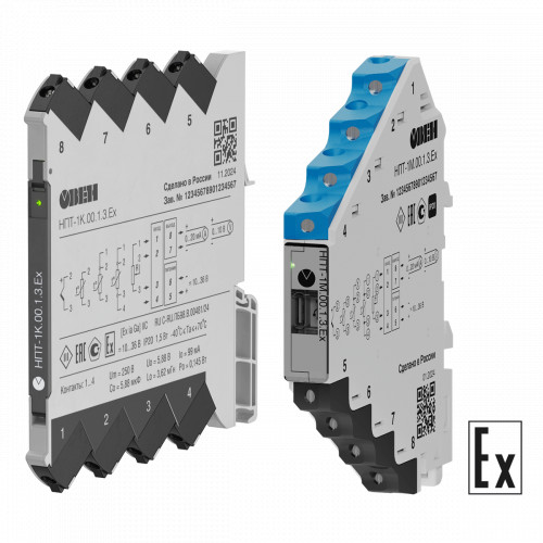 НПТ линейка активных барьеров искрозащиты Ex ia