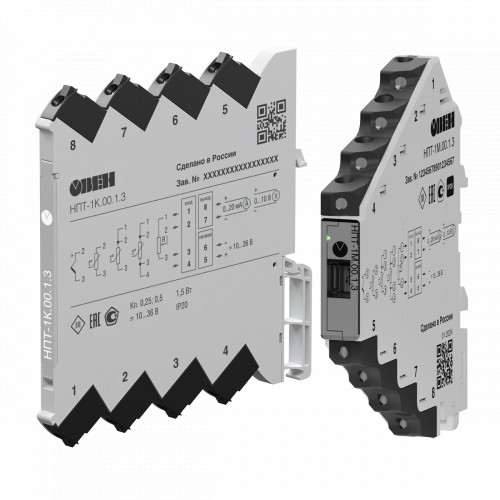 НПТ линейка нормирующих преобразователей на DIN-рейку